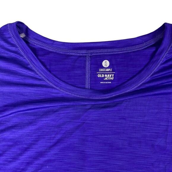 Old Navy Active Loose Purple Long Sleeve Top size XL - Picture 3 of 5